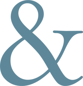 Symbole esperluette bleu pour les expertises